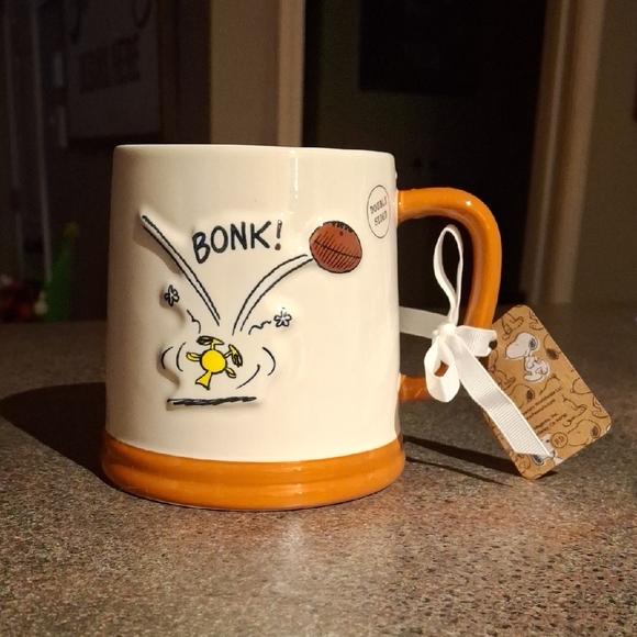 NEW! Rae Dunn Peanuts TEAM WORK Mug - Picture 2 of 3